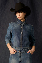 Carica l'immagine nel visualizzatore di Gallery, A26W-PIA - CAMICIA - GOLD DIGGER DENIM
