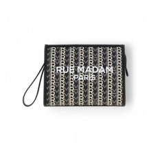 Carica l&#39;immagine nel visualizzatore di Gallery, RMCLUTCH-MONOGRAMBLACK - POCHETTE - Rue Madam
