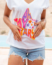 Carica l'immagine nel visualizzatore di Gallery, L26MYMA-BIANCO - T-SHIRT - GOLD&amp;SILVER
