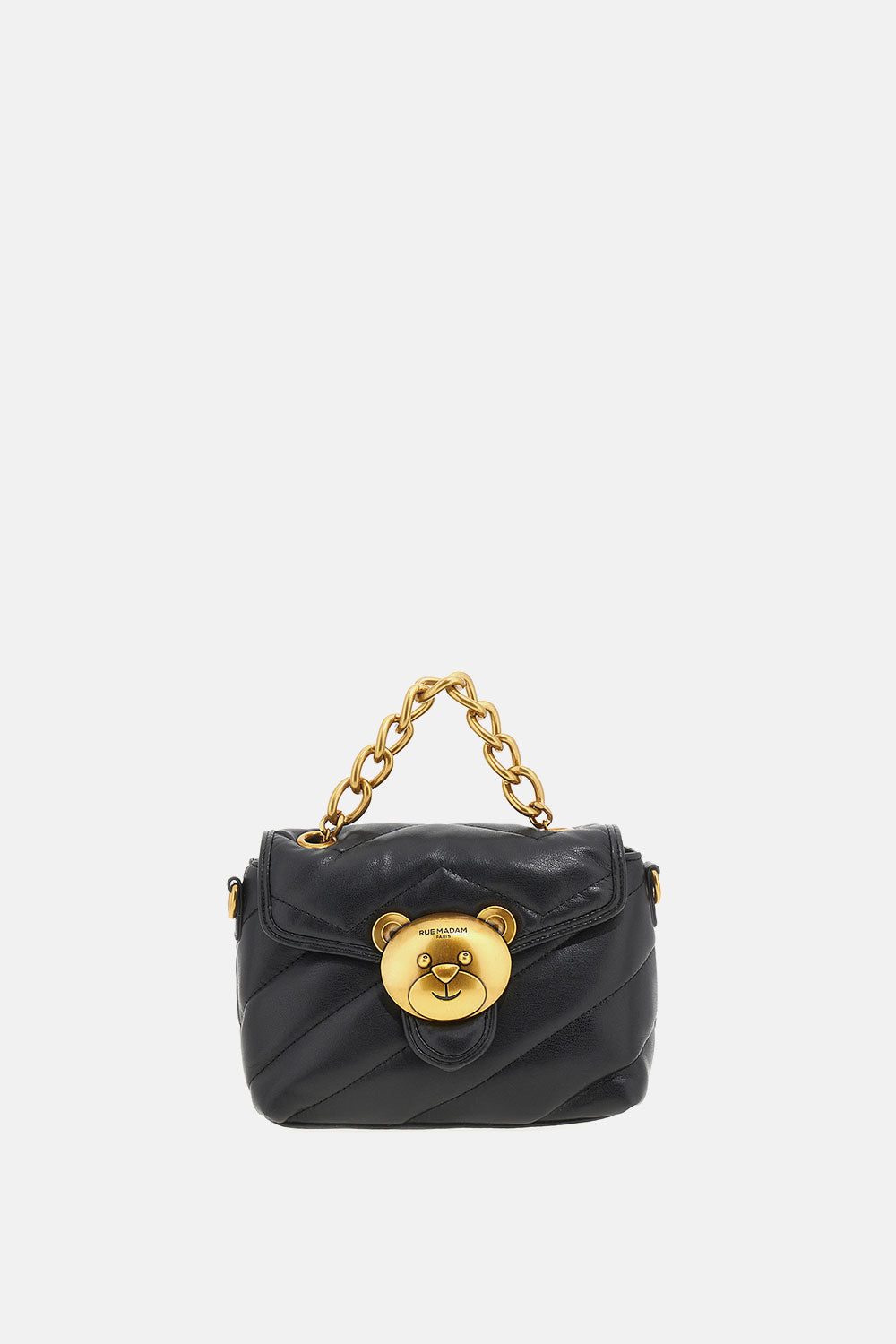 PUFFYSHOULDERXS-BLACK - borsa - Rue Madam