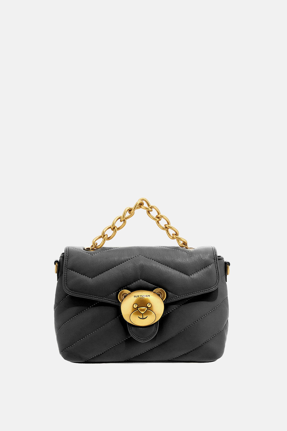 PUFFYSHOULDERXL-BLACK - borsa - Rue Madam