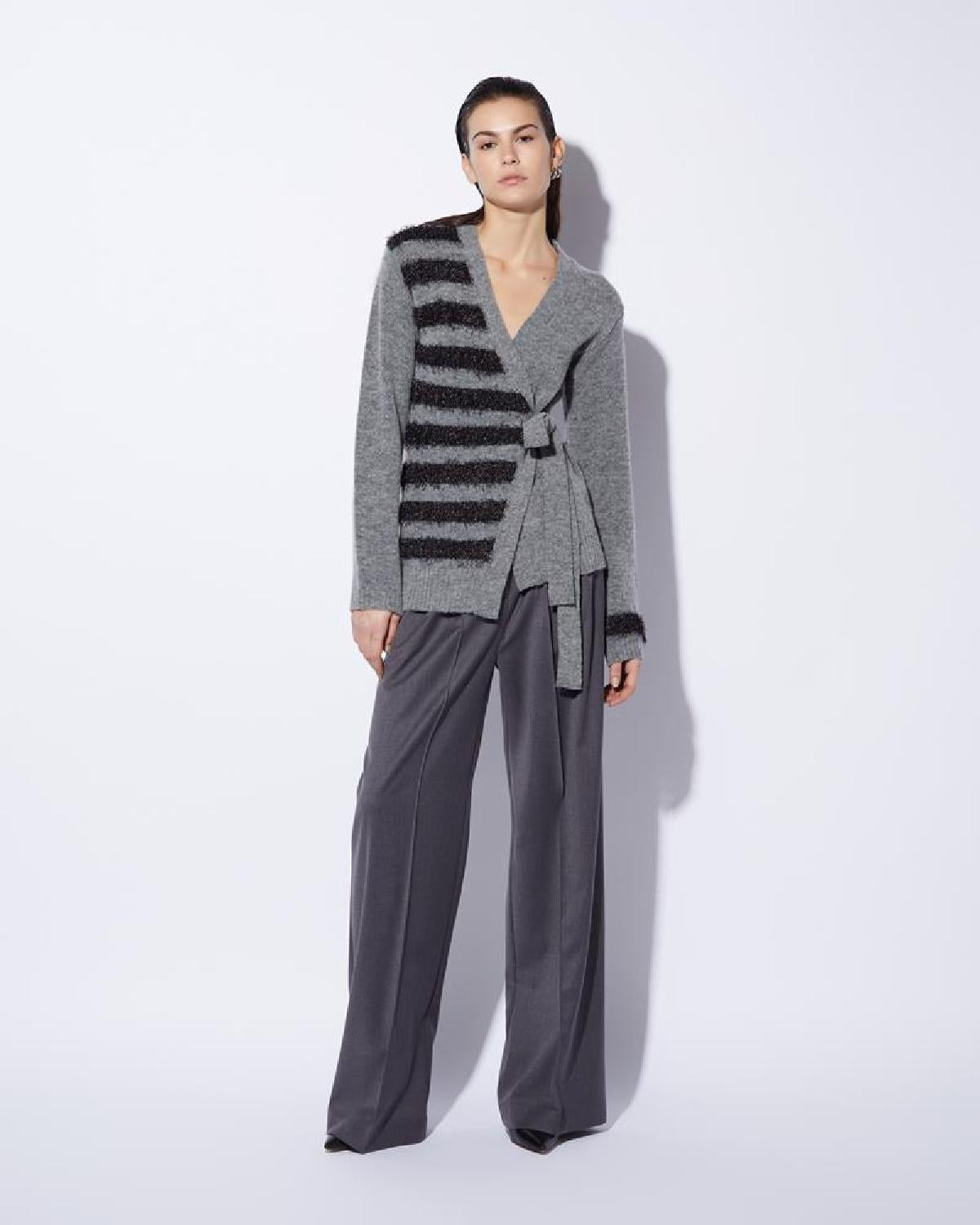 A24CPCRE05-GRAPHITE - Cardigan - Simona Corsellini