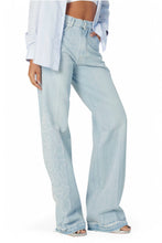 Carica l'immagine nel visualizzatore di Gallery, E25W-CORA-PD - PANTALONE - GOLD DIGGER DENIM
