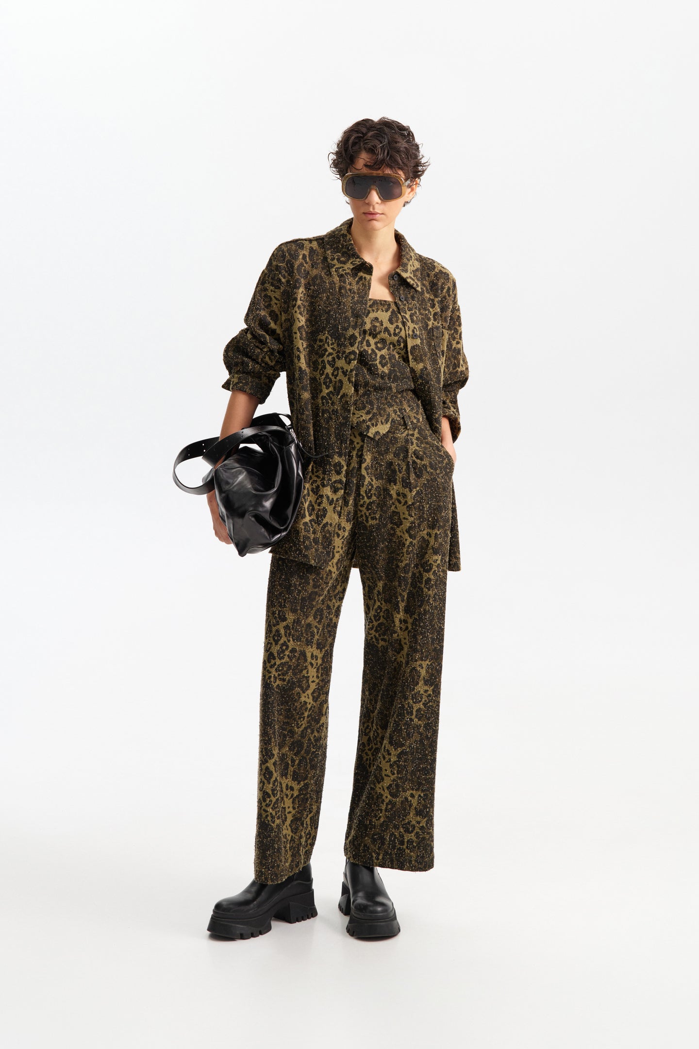 EFW250091-VERDEKAKI - CAMICIA - ELEH