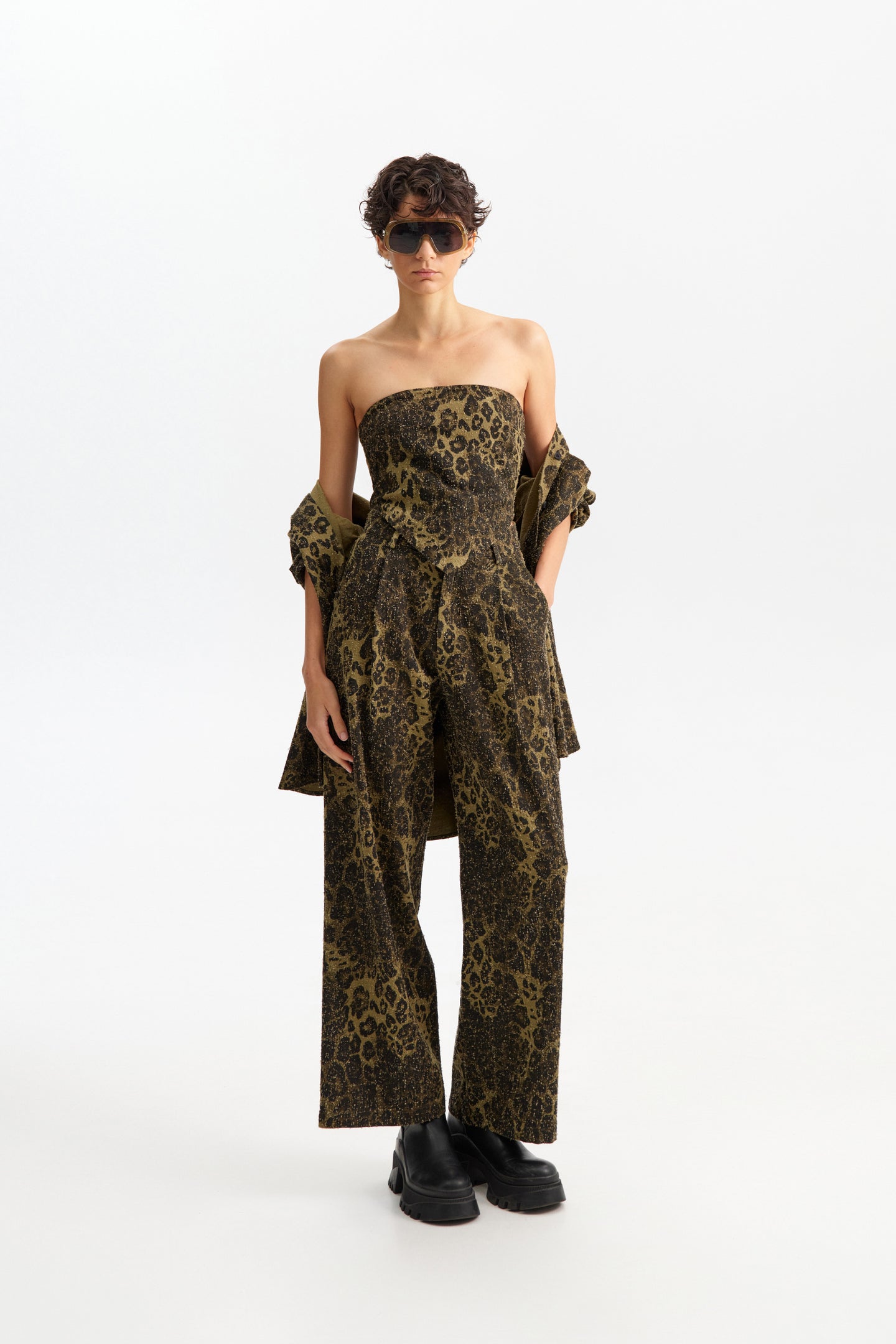 EFW250092-VERDEKAKI - PANTALONE - ELEH