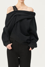 Carica l'immagine nel visualizzatore di Gallery, FW250162-NERO - FELPA - ELEH
