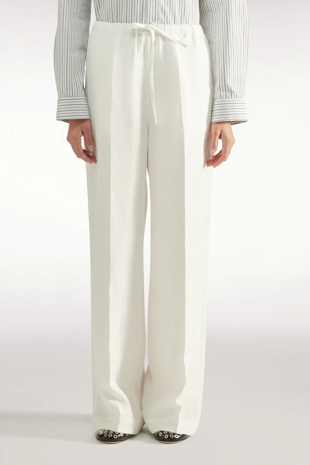 L5SM26-BIANCO - PANTALONE - liviana conti