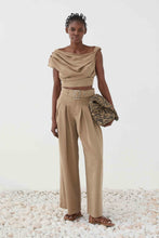 Carica l'immagine nel visualizzatore di Gallery, SS260099-BEIGE - PANTALONE - ELEH

