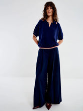 Carica l&#39;immagine nel visualizzatore di Gallery, TD0161-BLU - PANTALONE - VICOLO
