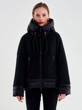 Carica l&#39;immagine nel visualizzatore di Gallery, TF0096-NERO - CAPPOTTO - VICOLO
