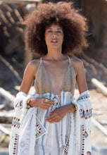 Carica l&#39;immagine nel visualizzatore di Gallery, PATP1068-STRIPEDBEIGE - Top - PAHIESA FORMENTERA
