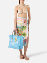 Carica l'immagine nel visualizzatore di Gallery, VANITYFOULARD-09250L - borsa - MC2 SAINT BARTH
