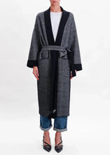 Carica l&#39;immagine nel visualizzatore di Gallery, 22007S-GRIGIO/NERO - CAPPOTTO - VICOLO
