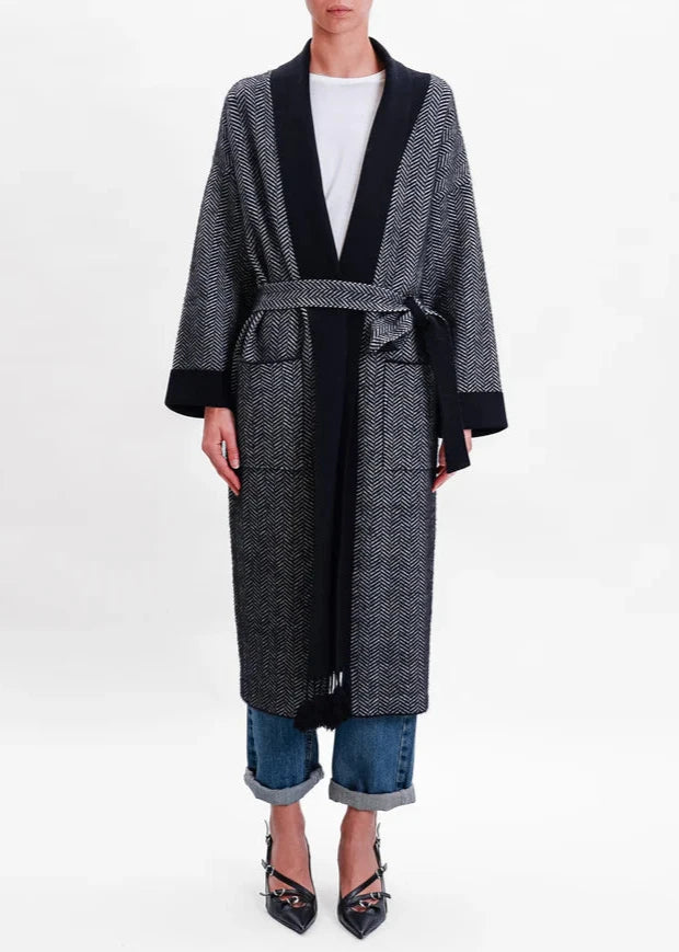 22007S-GRIGIO/NERO - CAPPOTTO - VICOLO