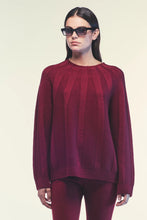 Carica l'immagine nel visualizzatore di Gallery, F5WD09-MERLOT - MAGLIA - liviana conti
