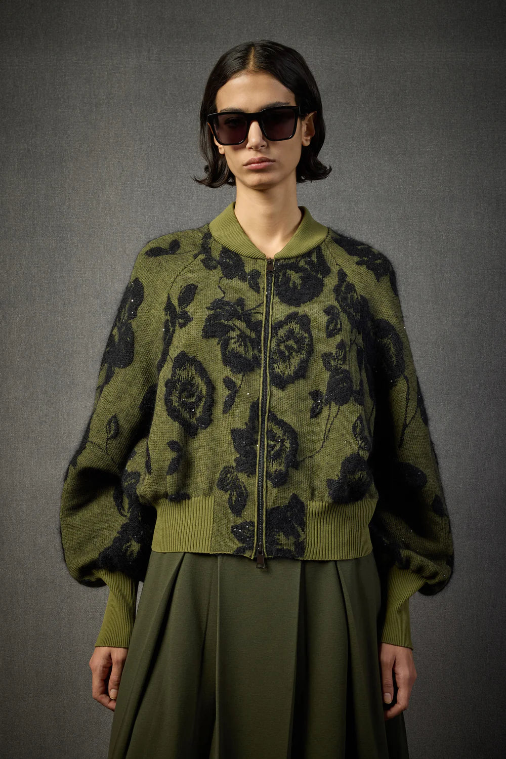 L5WG68-THE/NERO - BOMBER - liviana conti