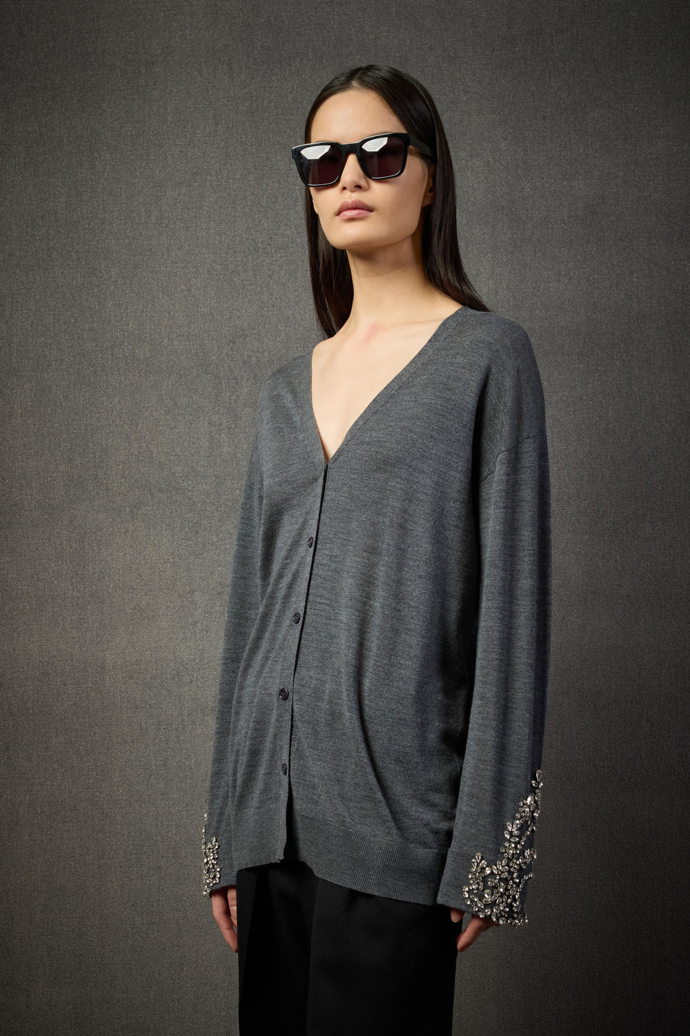 L5WG95-GRIGIOMEDIO - Cardigan - liviana conti