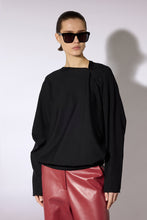Carica l'immagine nel visualizzatore di Gallery, L6WA09-NERO - MAGLIA - liviana conti
