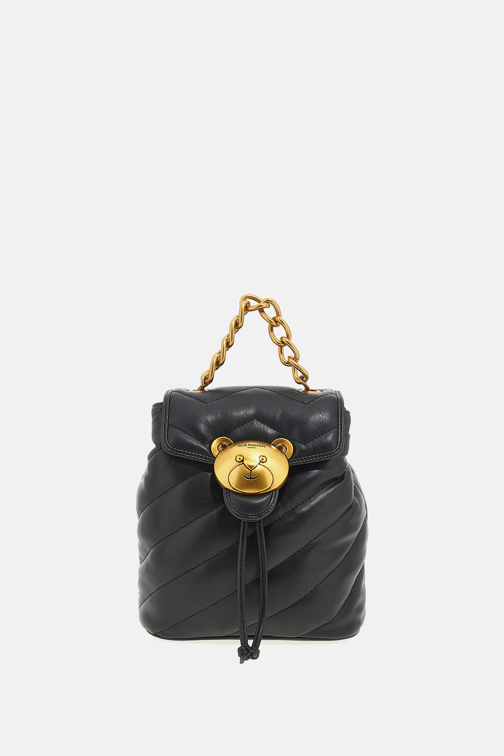 PUFFYBACKPACK-BLACK - ZAINO - Rue Madam