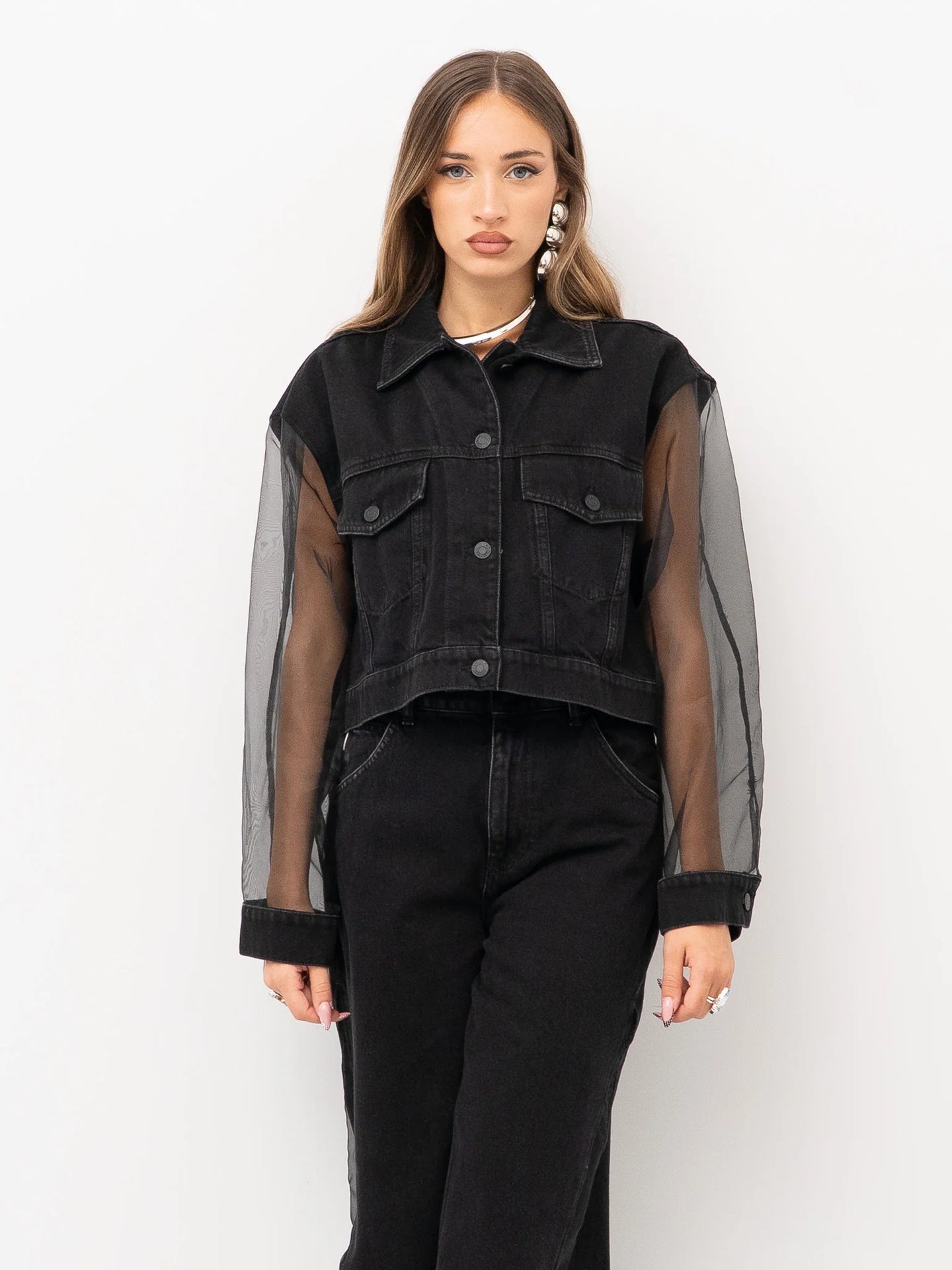 DF5028-DENIMNERO - GIACCA - VICOLO