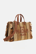 Carica l'immagine nel visualizzatore di Gallery, CASABLANCATOTE-STRIPESBROWN - borsa - Rue Madam
