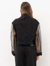 Carica l&#39;immagine nel visualizzatore di Gallery, DF5028-DENIMNERO - GIACCA - VICOLO
