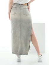 Carica l&#39;immagine nel visualizzatore di Gallery, DD5099-DENIMGRIGIO - GONNA - VICOLO
