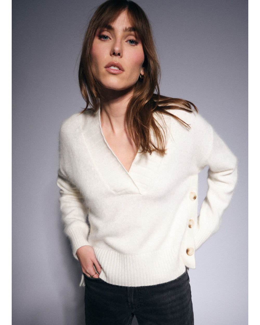 MHE202-ECRU - MAGLIA - MPC MA PETIT CAPSULE