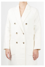 Carica l&#39;immagine nel visualizzatore di Gallery, TS0001-BIANCO - CAPPOTTO - VICOLO
